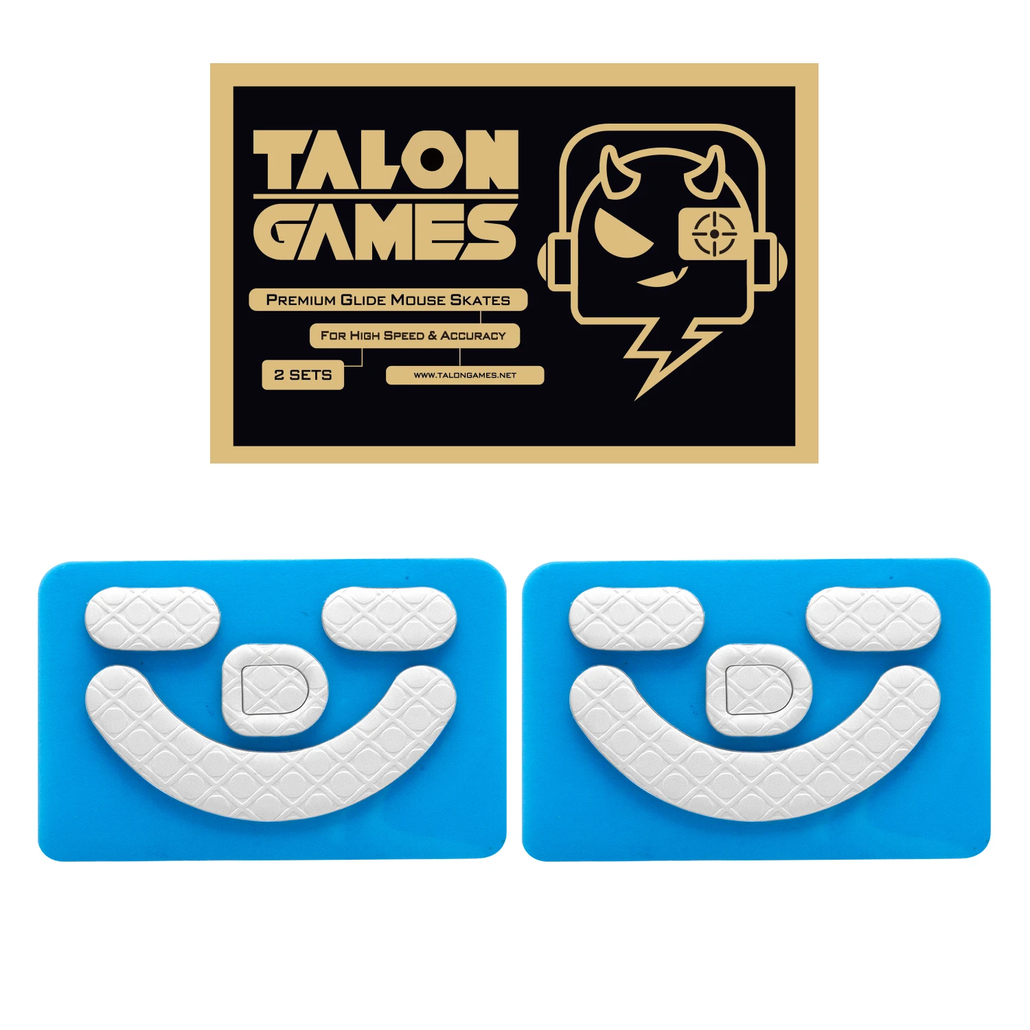 TALONGAMES Mouse Feet Skates For Razer Viper V2 Pro Wireless Gaming Mouse 3D Series Replacement Glide Feet Pads Mouse Sticker