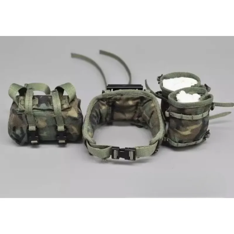 Borse mimetiche dell'esercito soldato in scala 1/6 MOLLE Cintura in vita Marsupio Militry Clip Bag Modello per 12 '' Accessorio di scena Action Figure