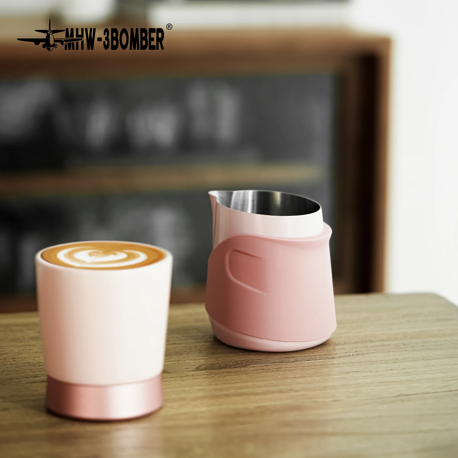 MHW-3BOMBER GT Milk Pitcher 400ml Steaming Frothing Jug Without Handle Latte Art Precise Pour Control Coffee Tool For Barista