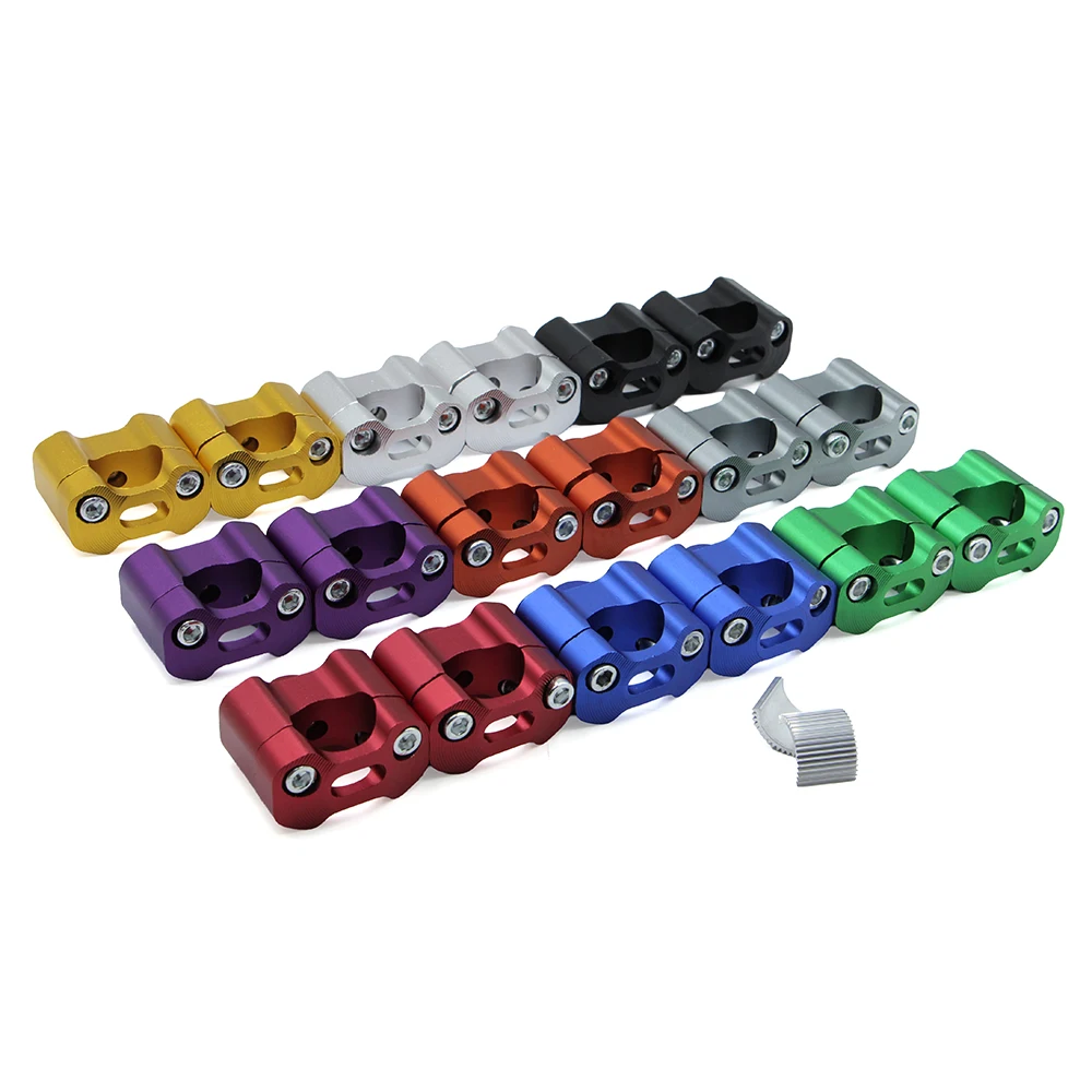 

Motorcycle 22mm 28mm Adjustable Handlebar Risers Adapter Mount Bar Clamps For 7/8" 1-1/8" Motorbike Pit Dirt Bike ATV Universal