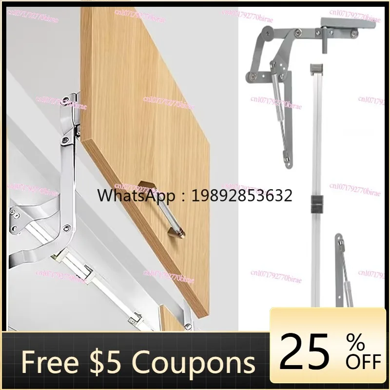 Lid Hydraulic Support Lifting Fittings Folding Flap Kitchen Cabinet System Swing Stay Parallel Vertical Lift Up Door Mechanism