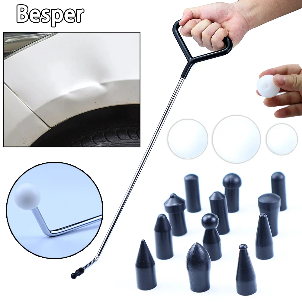 

Universal Dent Removal Rods Car Crowbars Paintless Dent Repairing Tools Kits 20-inch Paintless Dent Repairing Service Too