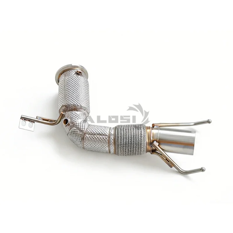 High Performance Insulated Exhaust Downpipe for 125i/120i/225i/220i Tourer 2.0T F52/F20 B48 2017-2024 Stainless Steel