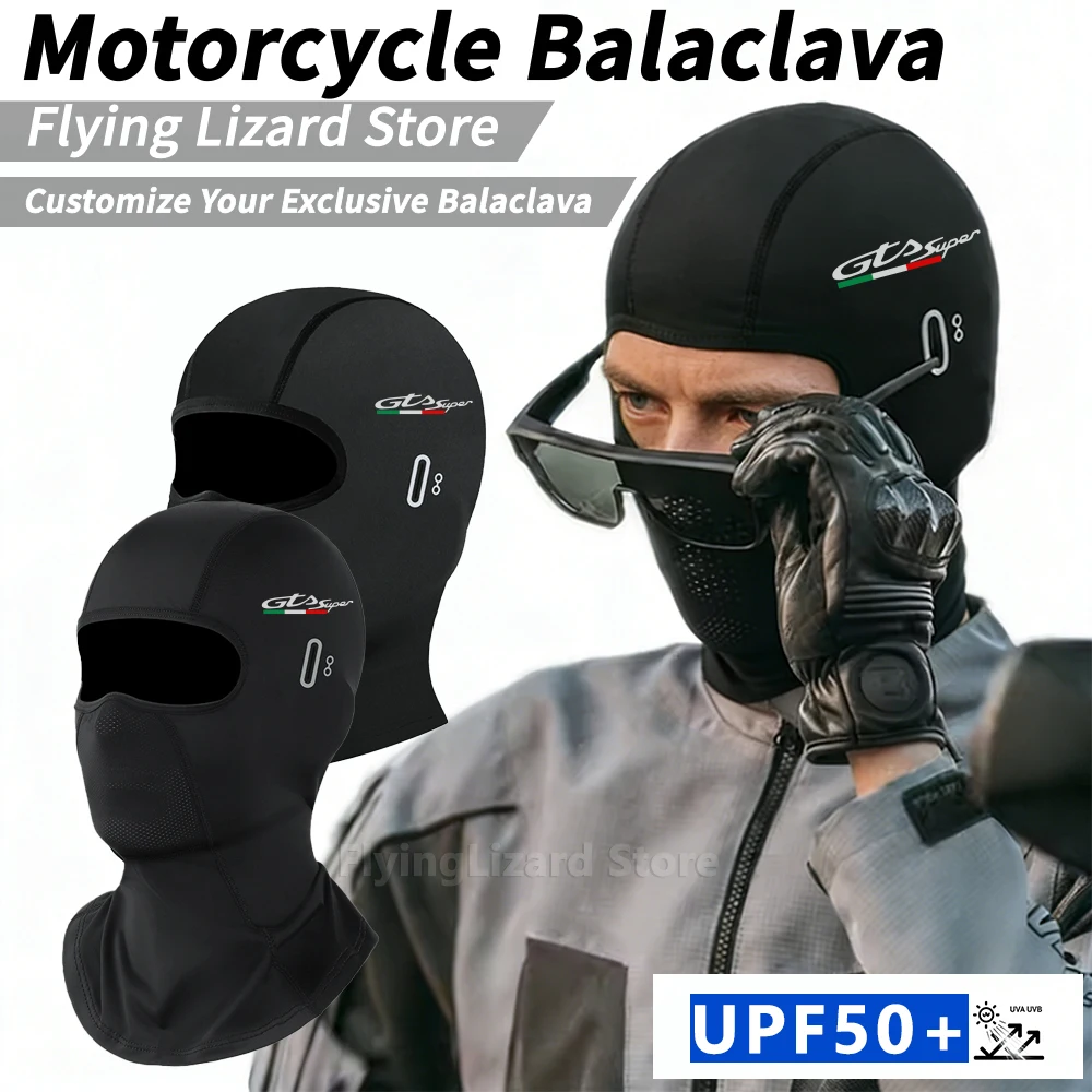 For Vespa GTS 125-310 & Super – Quick-Drying Summer Balaclava, Winter Thermal Ski Mask, Full Face Cover Compatible with Glasses