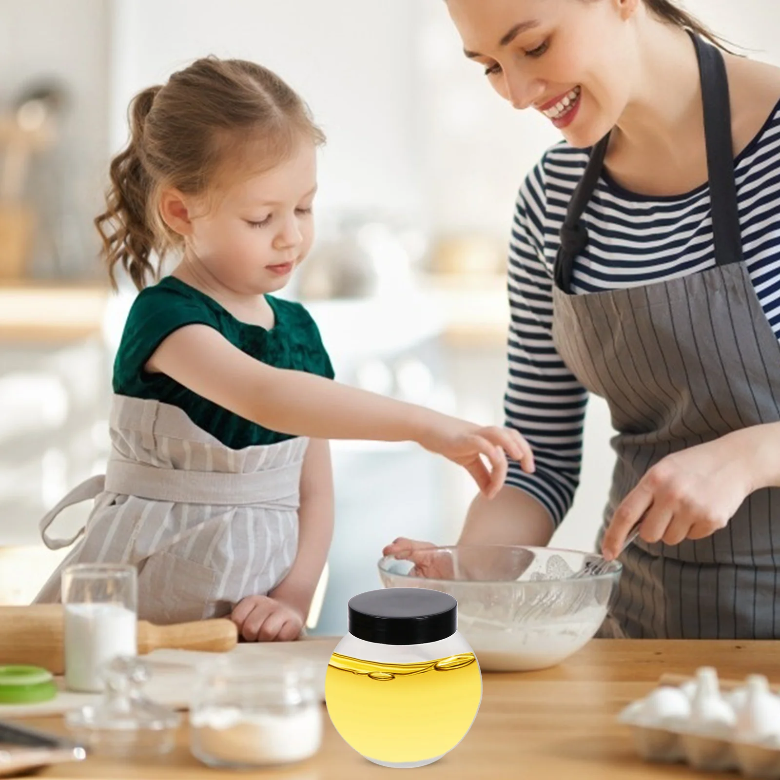 

1Set Food Storage Can Transparent Plastic Airtight Containers for Honey Sugar Tea Candy Dried Fruit Seasoning Storage