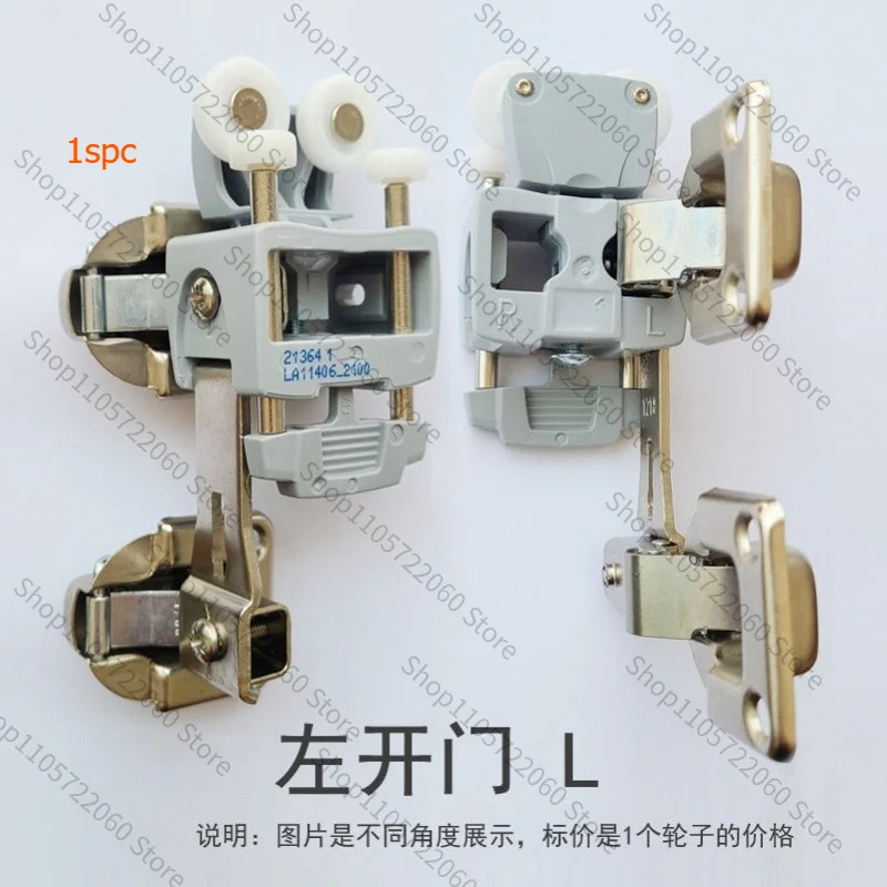 For WIN770 Folding Door Top Hanging Wheel Sliding Door Roller Hardware Accessories for Wardrobe Cabinet Bi-fold Door