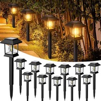 Outdoor Garden 1/2/6/12PCS Retro Solar Waterproof Signs for Courtyard Solar Lights Landscape Grassland Corridors