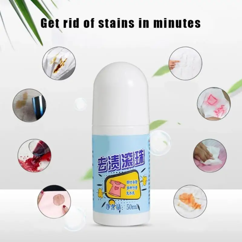 Stain Removal Roller Ball Multi-purpose Oil Stain Remover Clothes Roller-ball Cleaner Portable Decontamination Rolling
