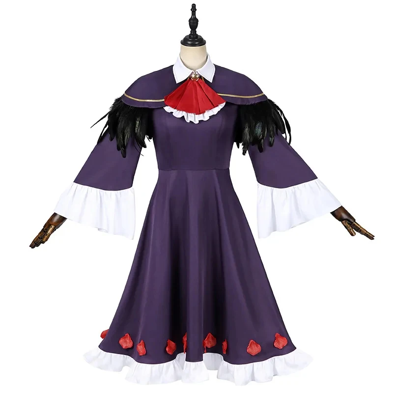 

gb6Puella Magi Madoka Magica Akemi Homura Cosplay Costumes Wig Dress Skirt for Halloween Party Event st.'6