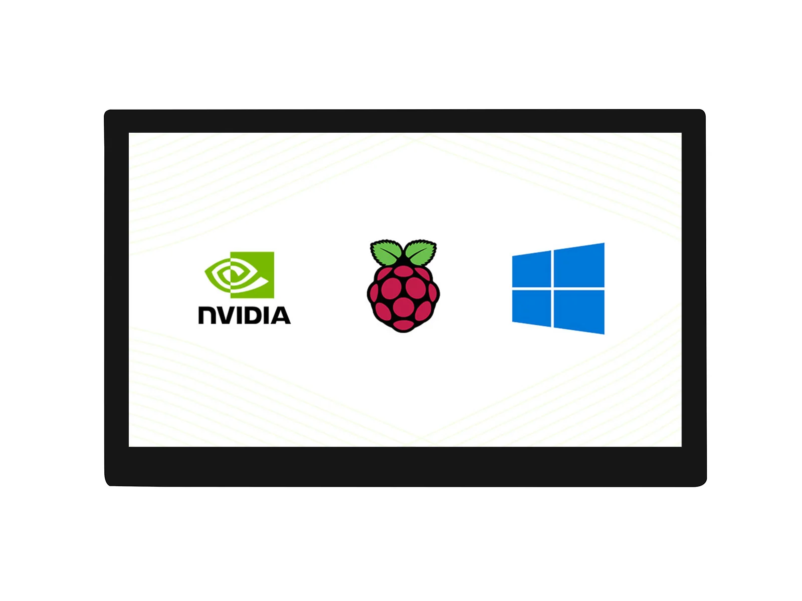 شاشة Waveshare مقاس 10.1 بوصة QLED Dot، لمسة سعوية، 1280*720، لوحة زجاجية مقواة G+G، دعم أنظمة مختلفة #3