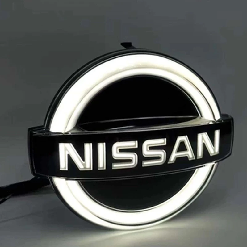 For Nissan Qashqai Teana X Trail T32 Patrol TERRA 4D Dynamic Streamer Car Led Logo Light Badge Sticker Emblem Auto Accessories