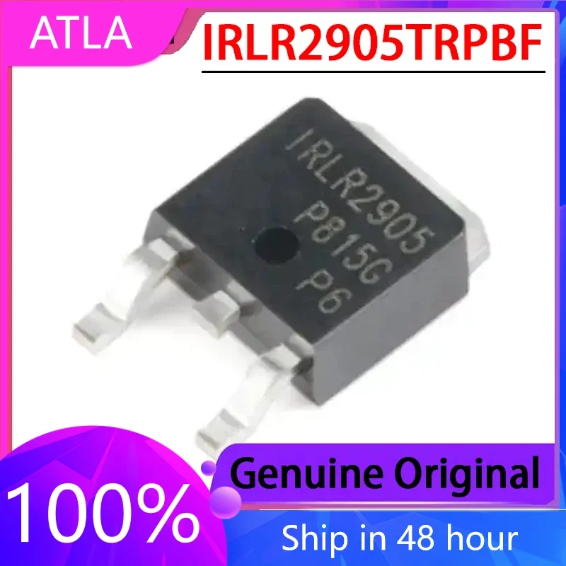 10PCS IRLR2905 IRLR2905TRPBF TO-252 New Original N Channel 55V/42A SMT MOSFET