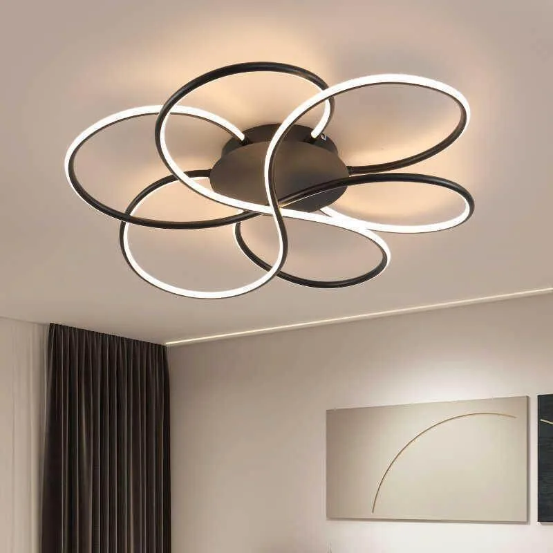 Nordic LED Ceiling Light Modern Minimalist Round Design Warm Art Lamp For Bedroom Study Living Room