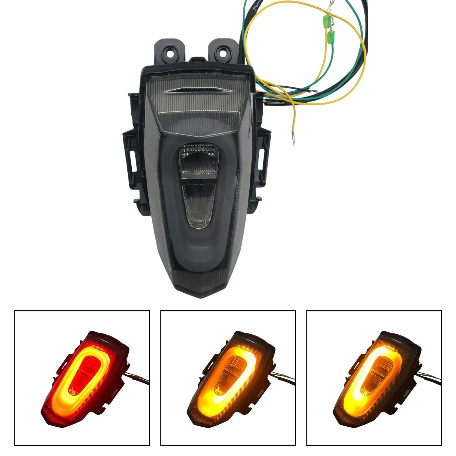 Motorcycle LED Tail Light Easy Installation Brake Light Running Lamp for Yamaha R15 V3 2017-2022 V4 R15M 2023+ Accessories