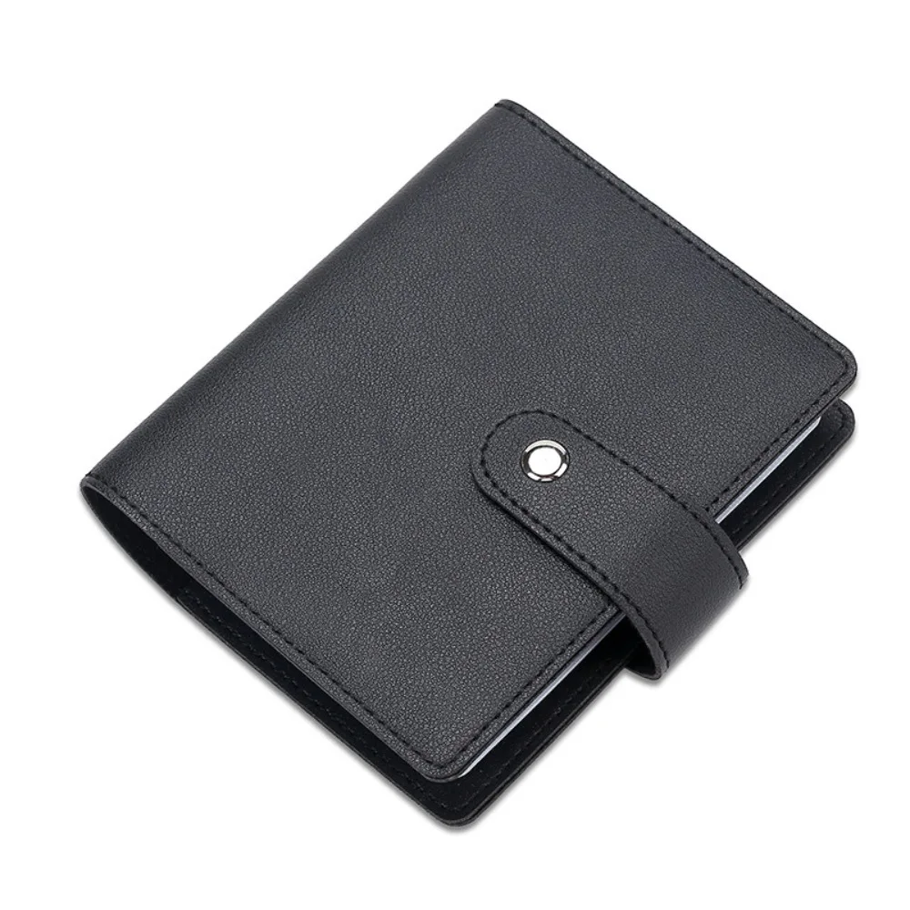 Fashion 64 Slots Card Case PU Leather Large Capacity Card Holder Simple Antimagnetic ID Package Men Women