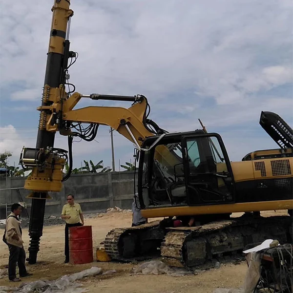 50kN.m torque 24m drilling depth foundation pile modular rotary drilling rig