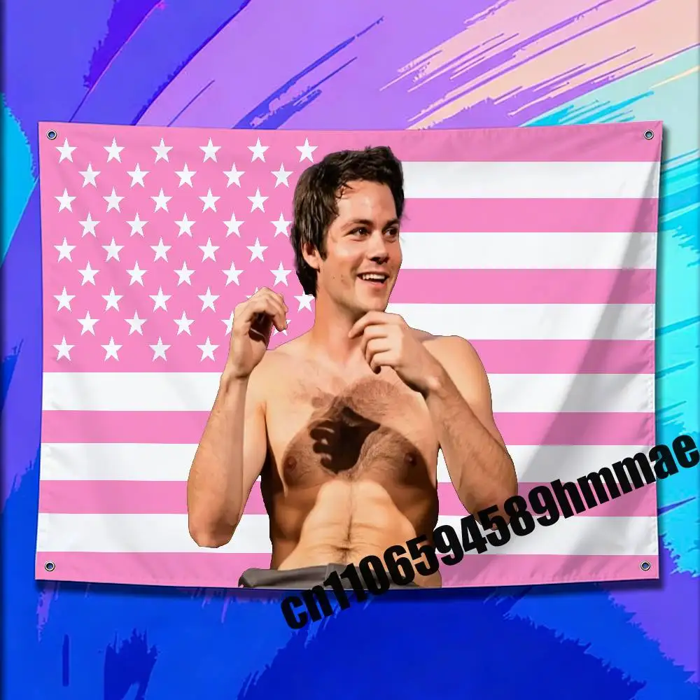 60x90cm Outdoor Garden Home Decorate Wall Banner Tapestry Flags Cover For Dylan O Brien Obrien Flag 100x150cm 150x200cm
