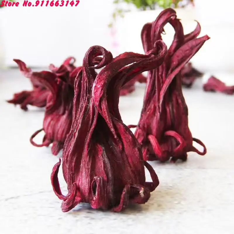 Wholesale Natural Roselle Dried Hibiscus Flowers For Beauty Health Soap Perfume Resin Jewelry Making Candle Materials Supply