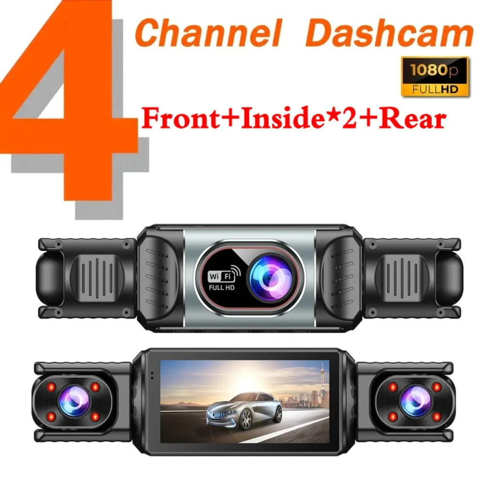 Driving Recorder 2K4K New Installation-free Front and Rear Dual-lens Degree Loop Video Reversing Image Night Vision