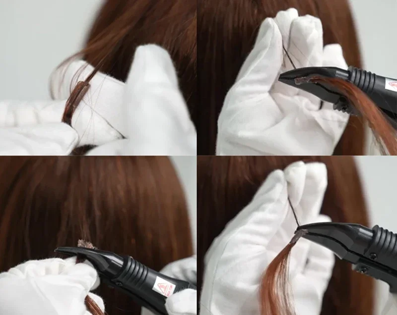 Haarverlängerungs-Werkzeugset Fusion Hair Extension Bonding