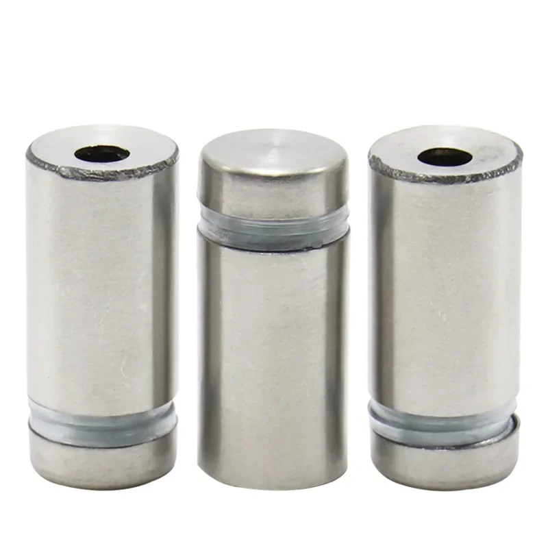 yes30/40/50pcs Advertising Nails 16x20/40mm Stainless Steel Screws for Wall Mount Glass/Acrylic Sign Standoff Fixing Screw Hardw