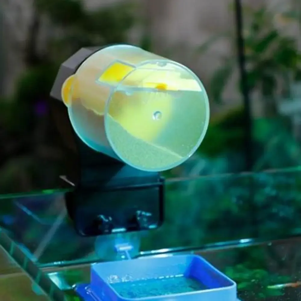 

Intelligent Fish Tank Feeder Large Capacity 2nd Gear Automatic Fish Feeder Fish Food Auto Dispenser Aquarium Accessories