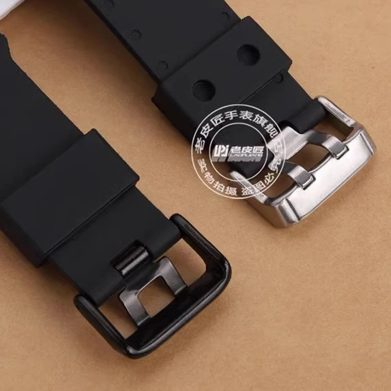 Cinturino in silicone resina nera per Casio G-SHOCK Enorme G Square Block GX-56BB GX56BB GXW-56 GXW56 Cinturino in gomma con gx56