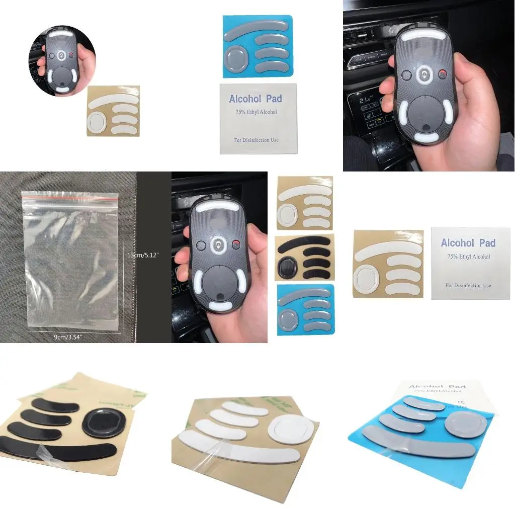 

1Set Mouse Feet For Logitech G Pro Wireless Mouse Replacement Mouse Feet Glides Curved Edges Mouse Feet Sticker