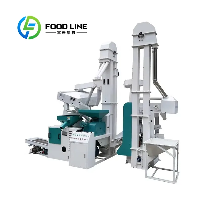 All‑In‑One Combined Rice Mill Compact Integrated Layout Save Multi‑Function Cleaning Husking Polishing Grading For Cooperative