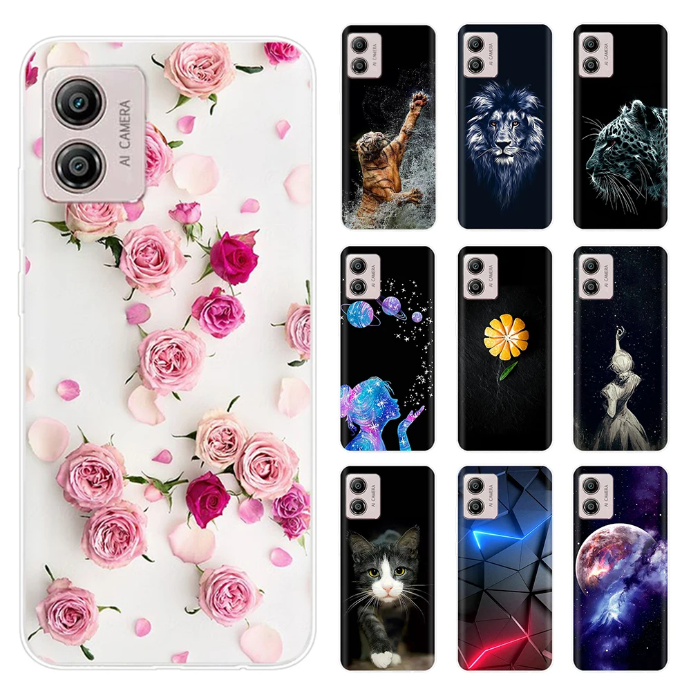 Phone Case For Motorola Moto E13 Case Soft Clear TPU Silicone Back Cover for Moto E13 MotoE13 E 13 4G Protective Shell Bags Etui