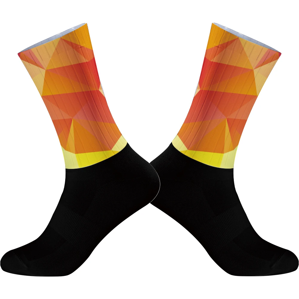 

Cycling Socks Anti Slip Silicone Summer Aero Socks 2024 New Men Bicycle Sport Running Bike Socks