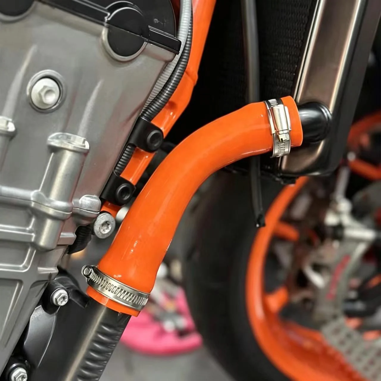 Radiator Hoses Water Coolant Tube Silicone Hose For KTM Duke 790 890 DUKE R Duke790 2018 - 2024 Motorcycle Accessories