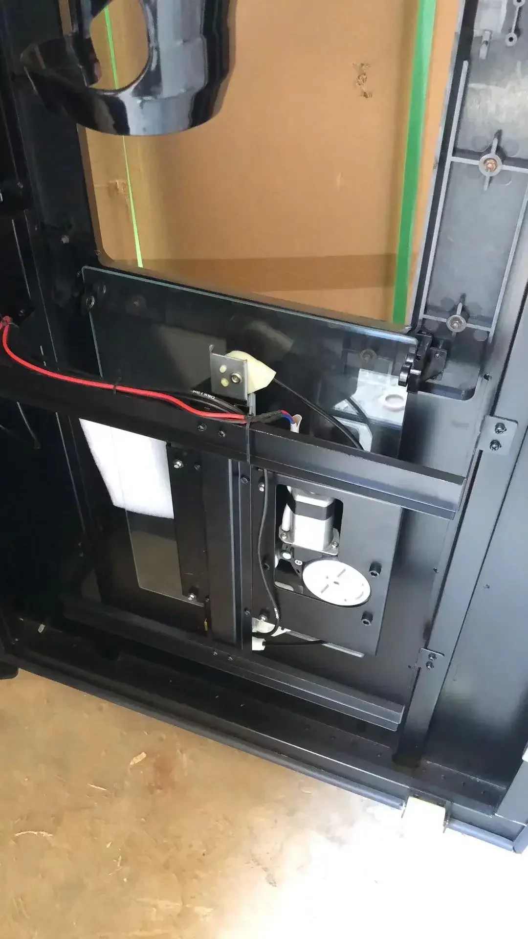 Anti pinch lifting door for coffee machine 12V electric anti pinch with controller board