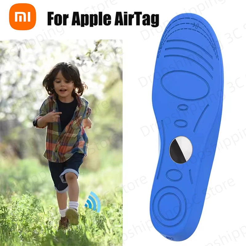 Localizador de palmilha de rastreamento para crianças e idosos, busca eficientemente dispositivos anti-perda adequados para capa protetora Apple Airtag