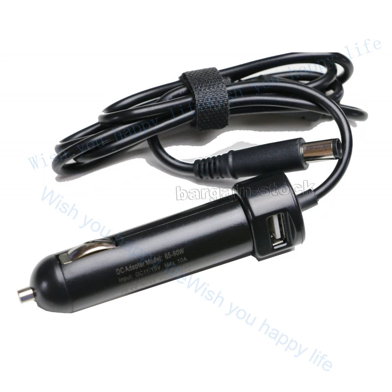 

LL Car Charger Adapter For Dell Latitude 14-7414 14-7450 14-7480 Power Supply 19.5V