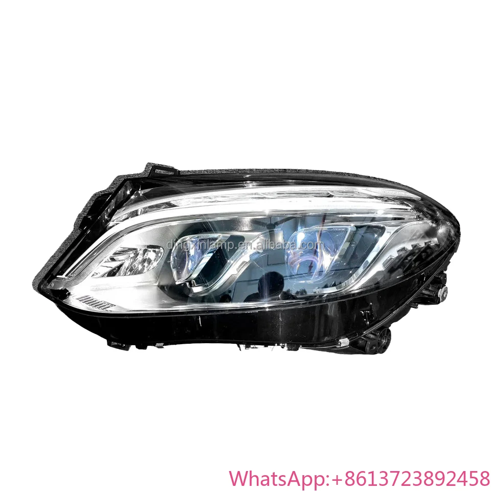 

For LED Headlights Front Lamp for Mercedes-Benz GLE Class W166 X166 GLE300 GLE350 GLE400 EU Version Headlight 2012-2016 16682007