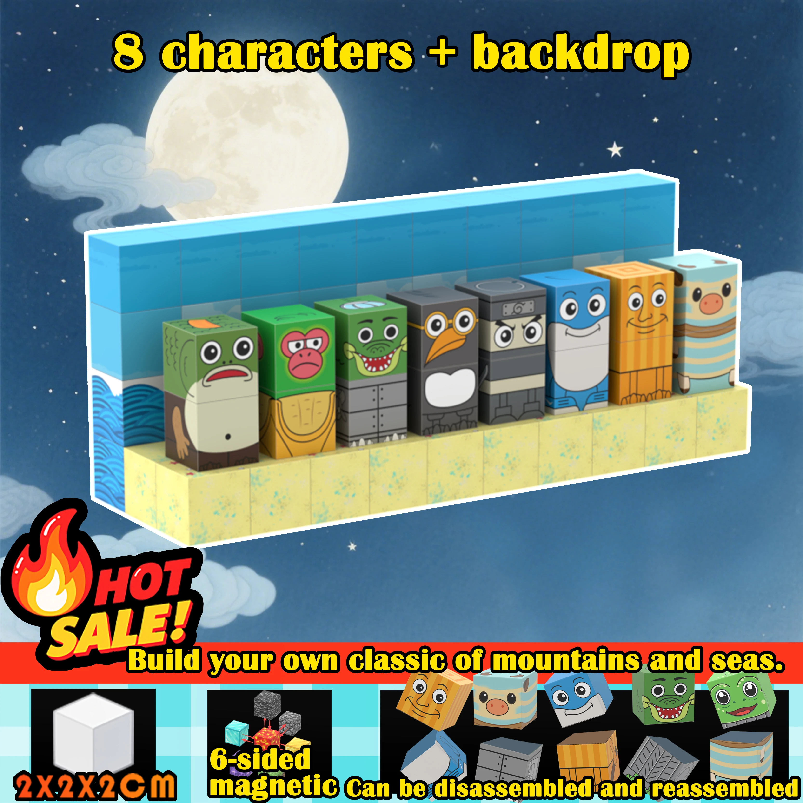 ตัวต่อแม่เหล็ก อิตาเลียน ไบรอันรอต ทราลาเลโร ทราลาลา ฟิกเกอร์ บอมบาร์ดิโน ของเล่นเสริมพัฒนาการทางประสาทสัมผัส สำหรับเป็นของขวัญวันเกิด