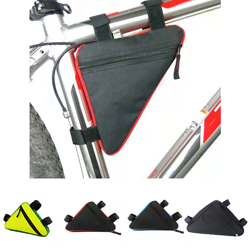 New Triangle Cycling Bag Bike Bicycle Front Saddle Tube Frame Pouch Bag Holder Outdoor Sport Triangle bicicletta Bag