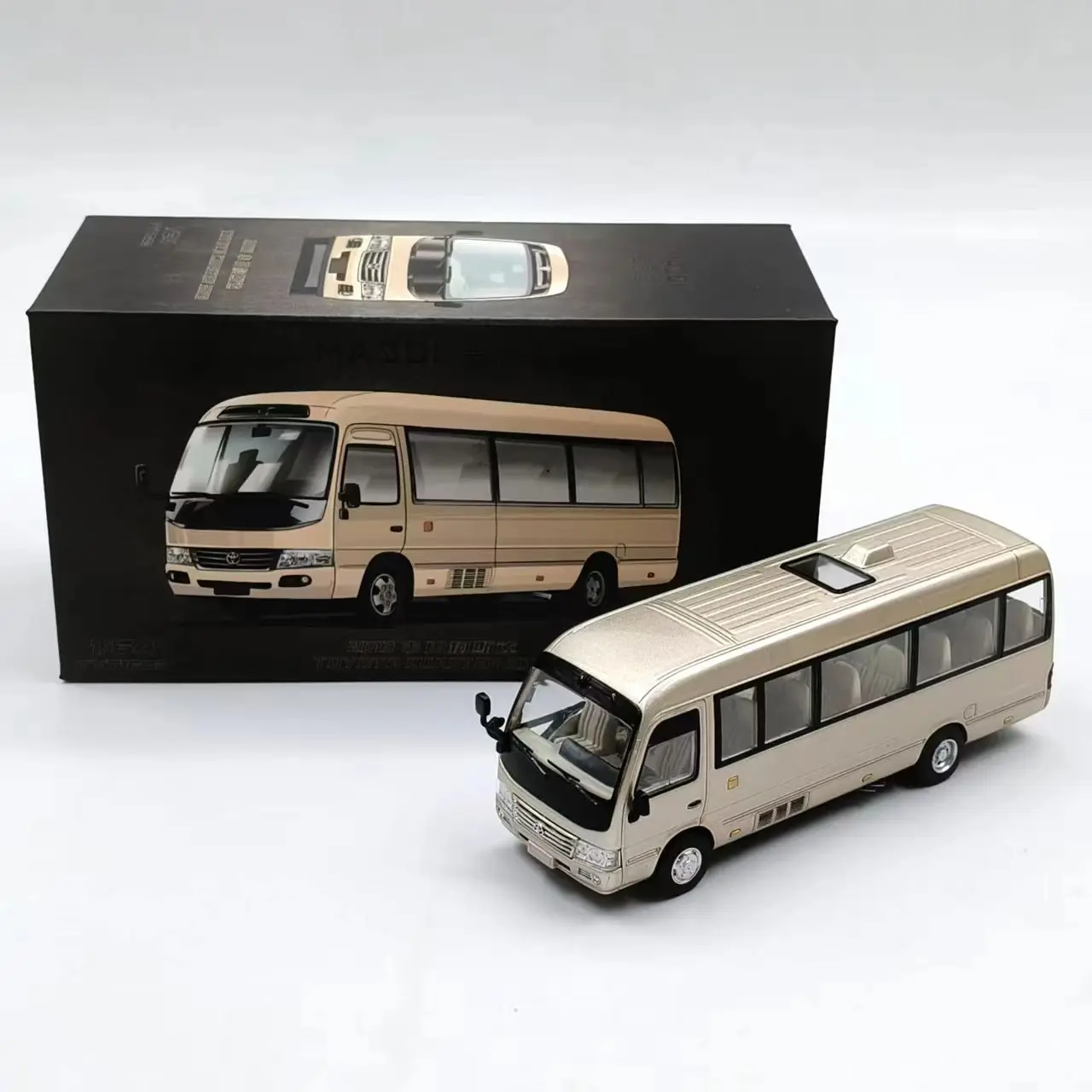 

MASDI 1/64 Coaster BUS Alloy Car Diecasts & Toy Vehicles Car Model Miniature Scale Model Car For Children