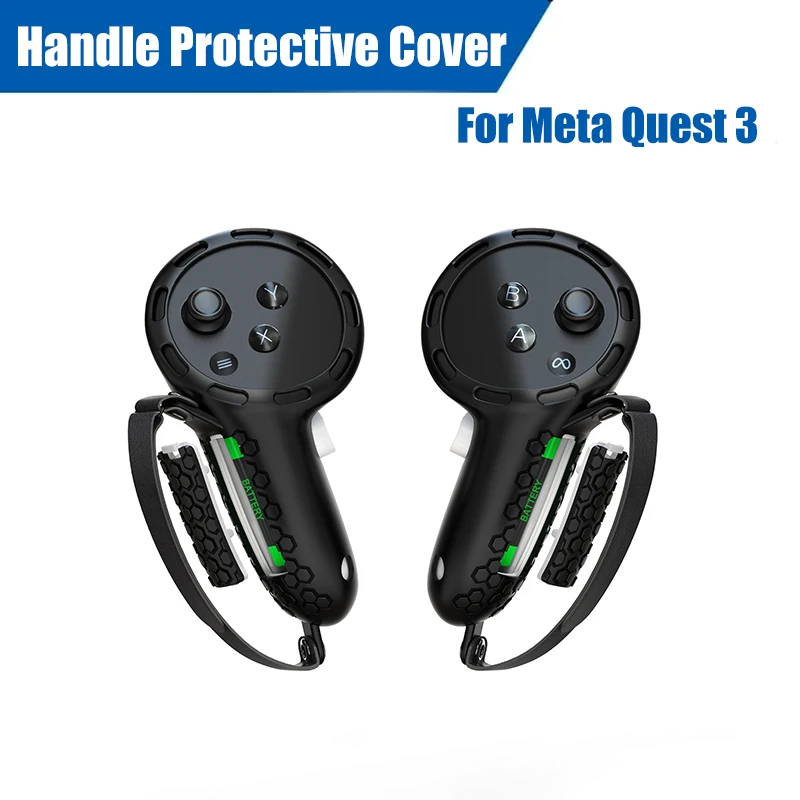 Silicone Protective Cover for Meta Quest 3 Sweat-proof Touch Controller Cover For Quest 3 VR Accessories