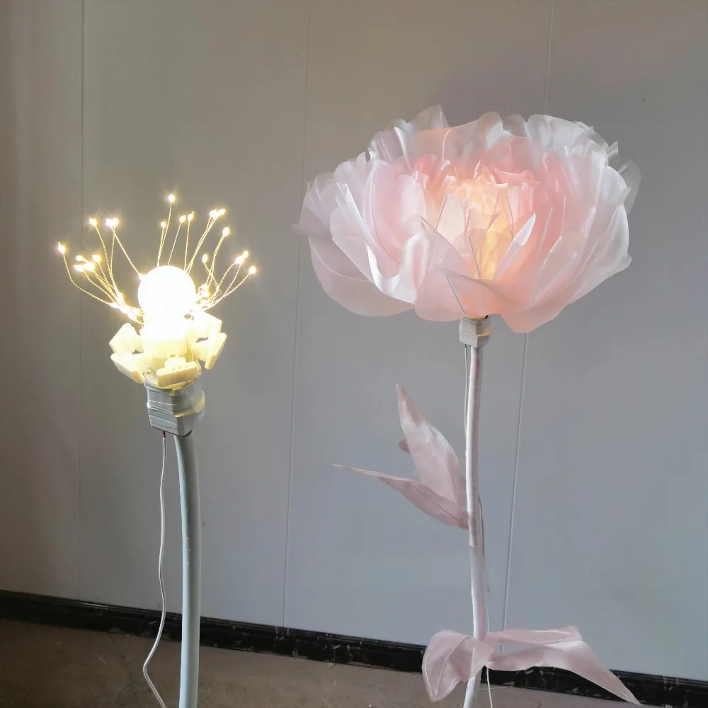 DIY Flower Opening and Closing Device Artificial Flower Automatic Flowering Motor Mechanical Luminous Flowering Device