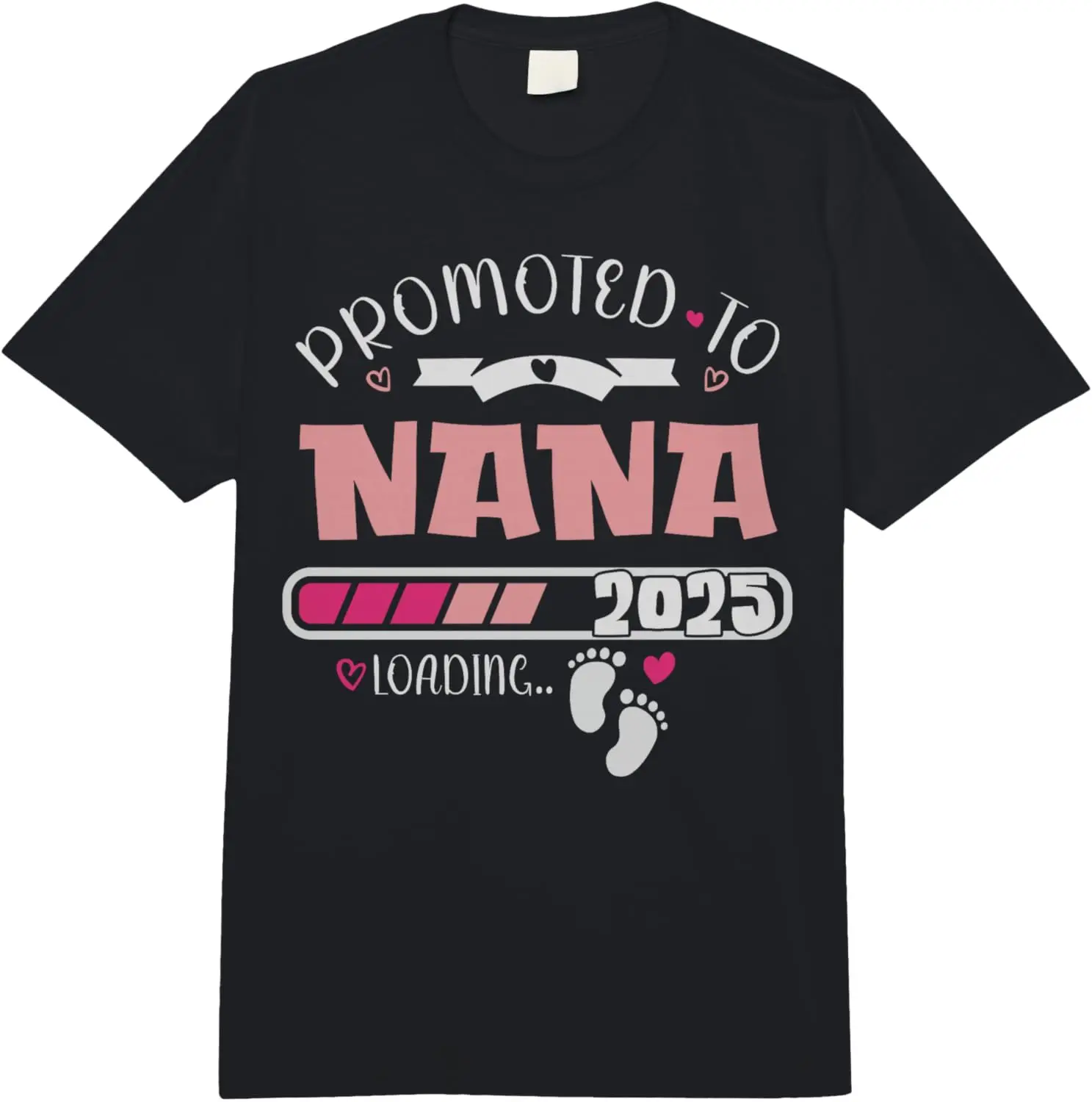 

Promoted to Nana 2025 Grandma Soon to Be Grandmother 2025 Comfort Colors Adult Heavyweight Unisex Fashion Loose Cotton T-Shir