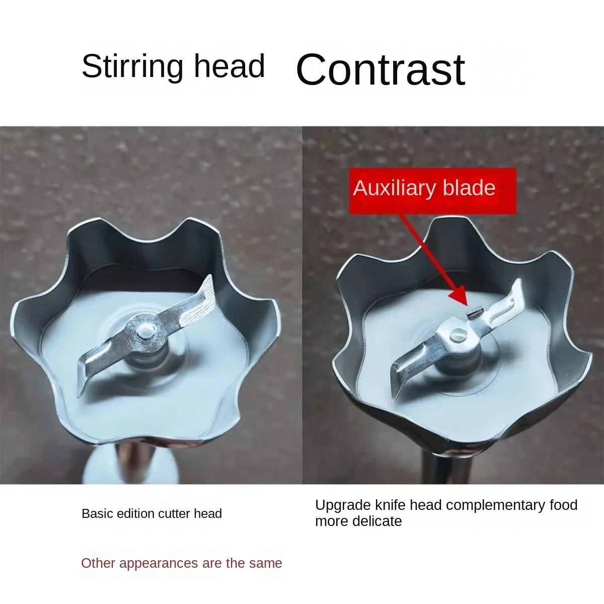 Mixing Blade Accessories, Applicable to BRAUN 4191, MQ500, 4165, 4192, MQ5025