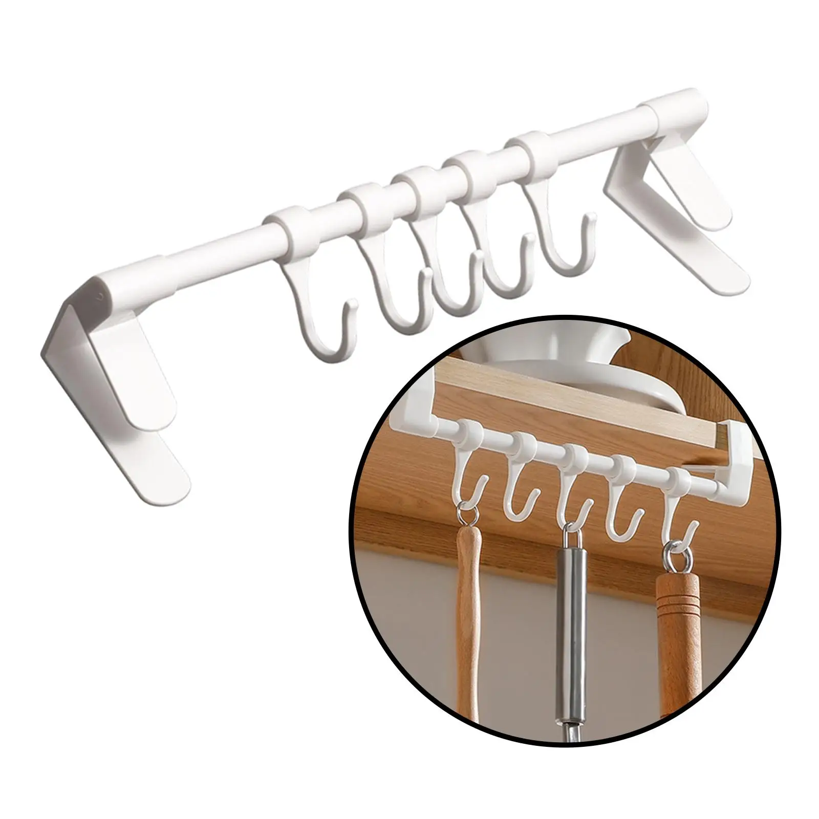 Handtuchhalter über der Schranktür, multifunktional, einfache Installation