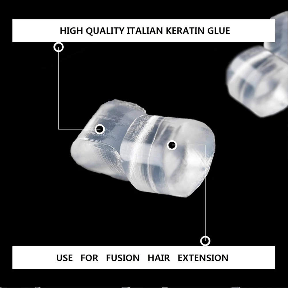 50/100gram Italian keratin Glue Grain keratin Top Quality Glue Granule Transparent Color For I tip/ U-tip Hair Extension