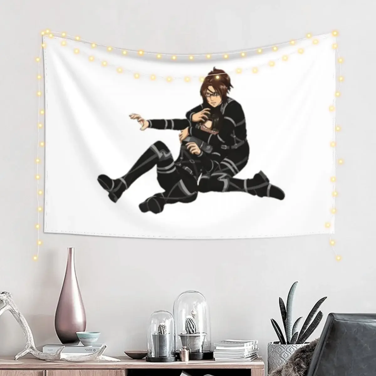 Levi and hanji Tapestry Decorations For Room Bed Room Decoration Tapestry