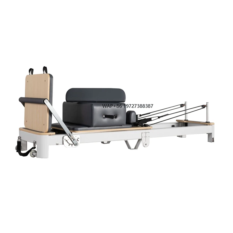 Wavar Folding Home Gym Using Customize Logo Pilates Reformer Aluminium Alloy Reformer with Full Accessories
