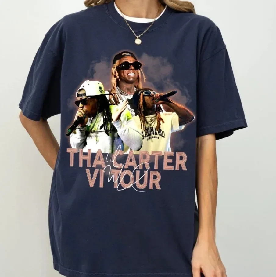 Lil Wayne Vintage Tour Shirt Tha Carter VI 2025 Hip Hop Fan Graphic Tee