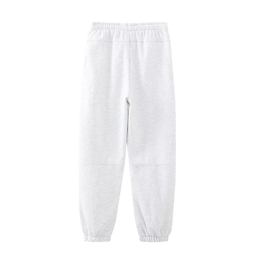 2025年冬新作 レディース カジュアルスタイル シンプル ゆったり 細見え 半袖長袖スウェットシャツ + ドローストリングパンツ