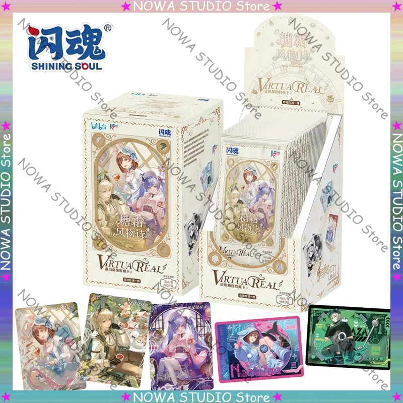 Shining Soul VirtuaReal Virtual Idol Collection Card Wonderland Vol 1 Asa Cute Collectible Blind Box Gift For Enthusiasts Fans